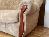 Geros būklės sofa-lova su dvejais foteliais - nuotraukos Nr. 5