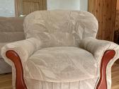 Geros būklės sofa-lova su dvejais foteliais - nuotraukos Nr. 9