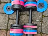 Hanteliai 2vnt po.15kg bendras30kg 2vnt 42eur - nuotraukos Nr. 3