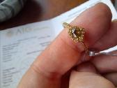 Sužadėtuvių žiedas su briliantais (0,58ct) - nuotraukos Nr. 8