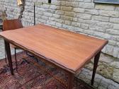 Vintažinis mid century tikmedžio valgomojo stalas - nuotraukos Nr. 4