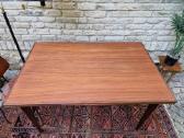 Vintažinis mid century tikmedžio valgomojo stalas - nuotraukos Nr. 5