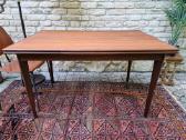 Vintažinis mid century tikmedžio valgomojo stalas - nuotraukos Nr. 6