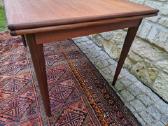 Vintažinis mid century tikmedžio valgomojo stalas - nuotraukos Nr. 9