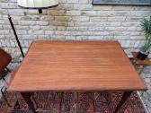 Vintažinis mid century tikmedžio valgomojo stalas - nuotraukos Nr. 10