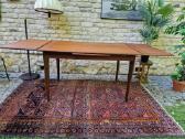 Vintažinis mid century tikmedžio valgomojo stalas - nuotraukos Nr. 15