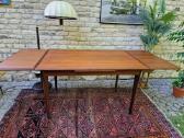 Vintažinis mid century tikmedžio valgomojo stalas - nuotraukos Nr. 17