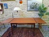 Vintažinis mid century tikmedžio valgomojo stalas - nuotraukos Nr. 20