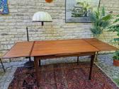 Vintažinis mid century tikmedžio valgomojo stalas - nuotraukos Nr. 21