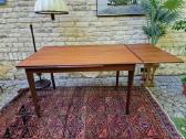 Vintažinis mid century tikmedžio valgomojo stalas - nuotraukos Nr. 22