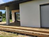 Karkasiniai namai terasos stogai - nuotraukos Nr. 7