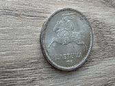 1936 metų 5 smetoniški litai Basanavičius sidabras - nuotraukos Nr. 5