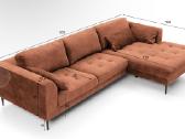 Parduodama kampinė sofa 280x168 cm - nuotraukos Nr. 4