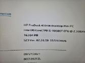Hp Prodesk 400 G6 Desktop Mini I5 16gb 512gb - nuotraukos Nr. 5