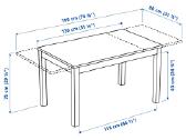 Naujas Ikea Laneberg valgomojo stalas neišpakuotas - nuotraukos Nr. 6