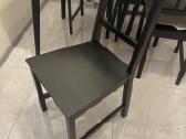 Ikea juodas stalas su 4 kėdėmis - nuotraukos Nr. 5
