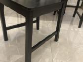 Ikea juodas stalas su 4 kėdėmis - nuotraukos Nr. 7
