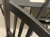 Ikea juodas stalas su 4 kėdėmis - nuotraukos Nr. 8