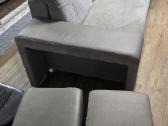 Parduodama sofa su dviem pufais - nuotraukos Nr. 4