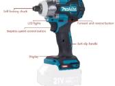 Makita Tw004gz Lxt 18v, 350 Nm, 1/2" - nuotraukos Nr. 10