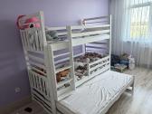Dviaukštė lova su stalčiais - nuotraukos Nr. 5