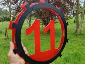 Metaliniai adresų užrašai - Veliavu laikikliai - nuotraukos Nr. 13
