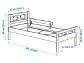 Ikea vaikiška lova Kritter - nuotraukos Nr. 2