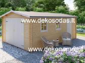 Medinis sandėliukas 5,5x2 m–2 patalpos + malkinė - nuotraukos Nr. 3