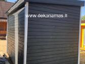 Karkasinis sandėliukas 23 m - nuotraukos Nr. 3