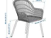 Ikea Nilsove pinta ratano kėdė - nuotraukos Nr. 8
