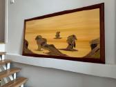 Dideli vintažiniai paveikslai 130x70 cm – po 50 € - nuotraukos Nr. 4
