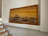 Dideli vintažiniai paveikslai 130x70 cm – po 50 € - nuotraukos Nr. 3