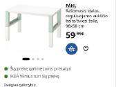 Ikea Pahl stalas ir Vimund kėdė - nuotraukos Nr. 2