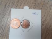 1 pennia rinkinys nuo 1918 m. Suomija - nuotraukos Nr. 2