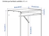 Rašomasis stalas Torald - nuotraukos Nr. 7