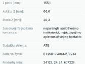 Stabdžių kaladėlių komplektas Ate 13.0460-7228.2 - nuotraukos Nr. 2