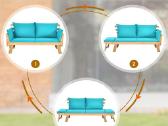 Sodo sofa gultas - nuotraukos Nr. 4