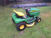 John Deere Lt170 Galingas Sodo traktoriukas 16hp - nuotraukos Nr. 7