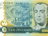 Brazil 100 cruzados 1986-1988. Unc. P - nuotraukos Nr. 2