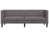 Trivietė chesterfield sofa - nuotraukos Nr. 4