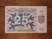 Lietuvos 25 talonu banknotas - nuotraukos Nr. 2