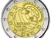 2 euro moneta Portugalija 2026 Rotary - nuotraukos Nr. 2