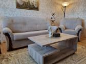 Sofa ir foteliai 3+1+1 bei staliukas. Komplektas - nuotraukos Nr. 3