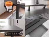 Elektrinis L formos kampinis stalas 160cm - nuotraukos Nr. 3
