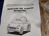 Vaikiškas elektrinis automobilis Porshe - nuotraukos Nr. 4