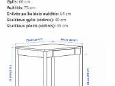 Ikea rašomasis stalas Tonstad - nuotraukos Nr. 6