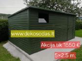 Skardinis sandėliukas 5x2,5 m - nuotraukos Nr. 4