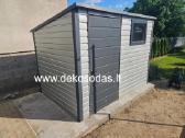 Skardinis sandėliukas 2,5x1,5 m - nuotraukos Nr. 3