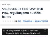 Stalas Sun-flex Easy Desk Pro - nuotraukos Nr. 4