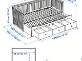 Ikea lova Hemnes - nuotraukos Nr. 3